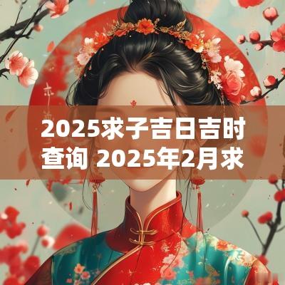 2025求子吉日吉时查询 2025年2月求子吉日
