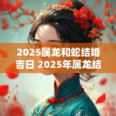 2025属龙和蛇结婚吉日 2025年属龙结婚吉日
