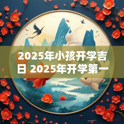 2025年小孩开学吉日 2025年开学第一天吉日