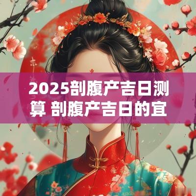 2025剖腹产吉日测算 剖腹产吉日的宜忌有哪些