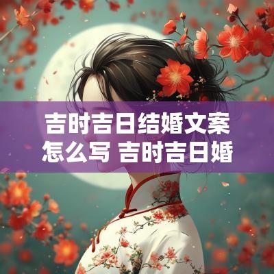 吉时吉日结婚文案怎么写 吉时吉日婚礼文案简短