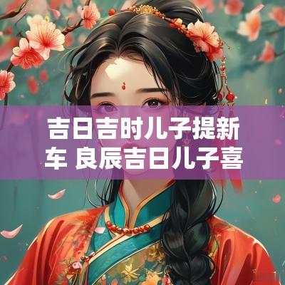 吉日吉时儿子提新车 良辰吉日儿子喜提爱车