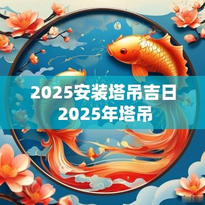 2025安装塔吊吉日 2025年塔吊