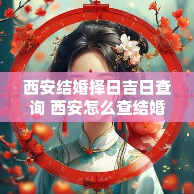 西安结婚择日吉日查询 西安怎么查结婚日期吉日