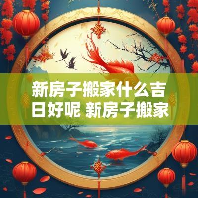 新房子搬家什么吉日好呢 新房子搬家放什么好