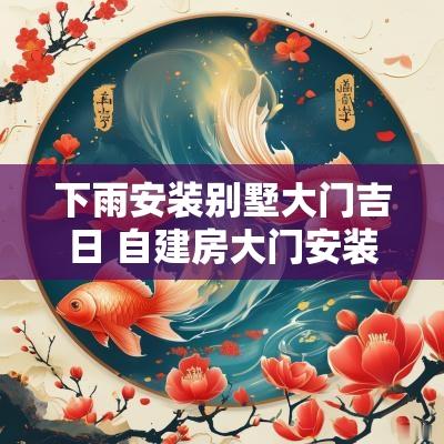 下雨安装别墅大门吉日 自建房大门安装吉日