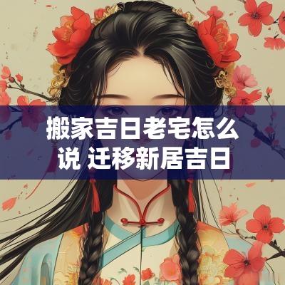 搬家吉日老宅怎么说 迁移新居吉日