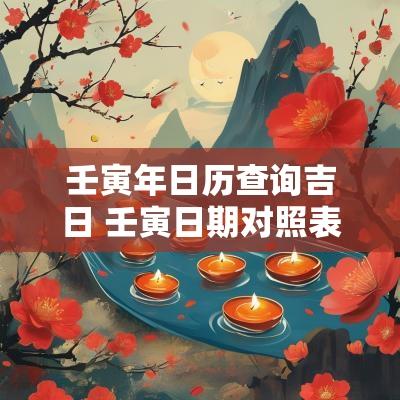 壬寅年日历查询吉日 壬寅日期对照表