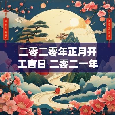 二零二零年正月开工吉日 二零二一年开工吉日