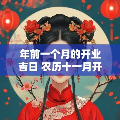 年前一个月的开业吉日 农历十一月开业吉日是哪天好