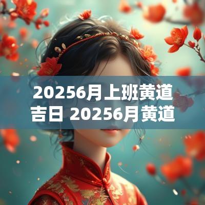 20256月上班黄道吉日 20256月黄道吉日查询