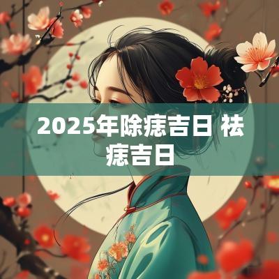 2025年除痣吉日 祛痣吉日