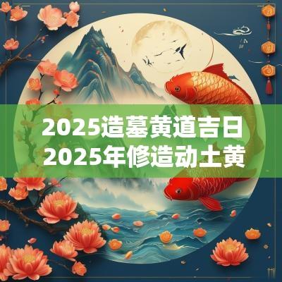 2025造墓黄道吉日 2025年修造动土黄道吉日查询表