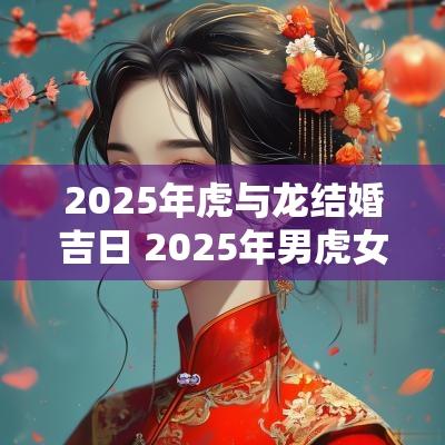 2025年虎与龙结婚吉日 2025年男虎女龙结婚吉日