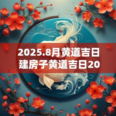 2025.8月黄道吉日 建房子黄道吉日2025