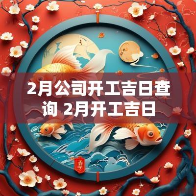 2月公司开工吉日查询 2月开工吉日