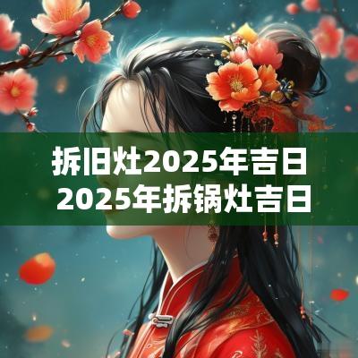 拆旧灶2025年吉日 2025年拆锅灶吉日