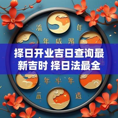择日开业吉日查询最新吉时 择日法最全吉日吉时表
