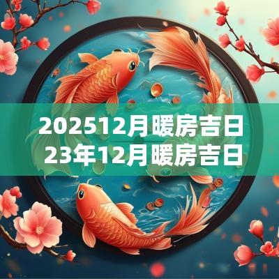 202512月暖房吉日 23年12月暖房吉日