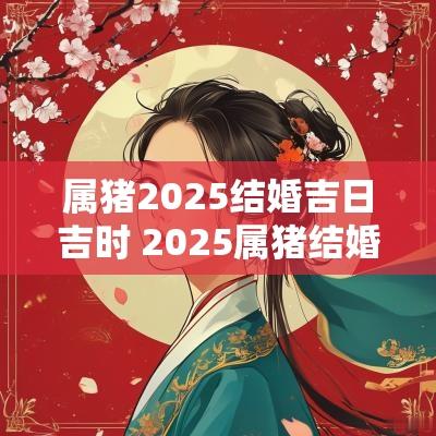 属猪2025结婚吉日吉时 2025属猪结婚最佳黄道吉日一览表