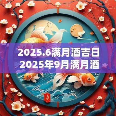 2025.6满月酒吉日 2025年9月满月酒吉日查询表