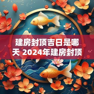 建房封顶吉日是哪天 2025年建房封顶吉日