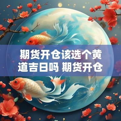期货开仓该选个黄道吉日吗 期货开仓条件单对手价