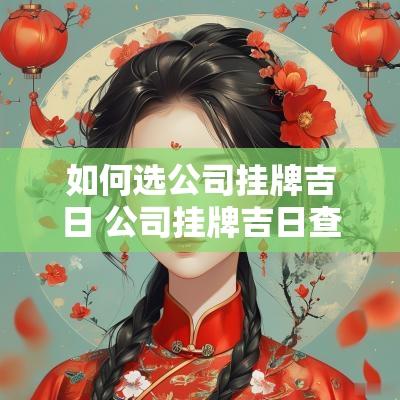 如何选公司挂牌吉日 公司挂牌吉日查询