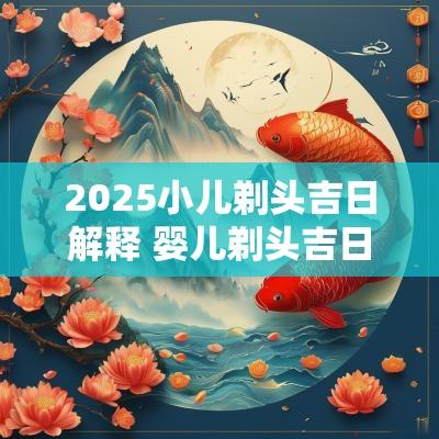 2025小儿剃头吉日解释 婴儿剃头吉日2025年