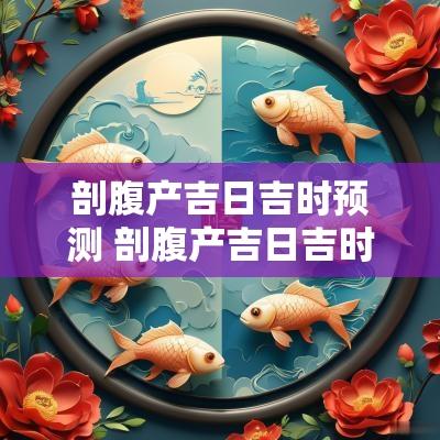 剖腹产吉日吉时预测 剖腹产吉日吉时表2025