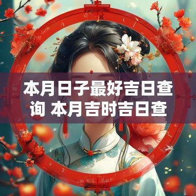 本月日子最好吉日查询 本月吉时吉日查询