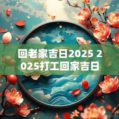 回老家吉日2025 2025打工回家吉日