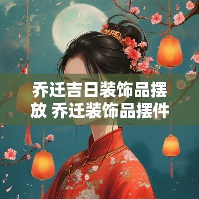 乔迁吉日装饰品摆放 乔迁装饰品摆件