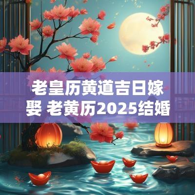 老皇历黄道吉日嫁娶 老黄历2025结婚吉日