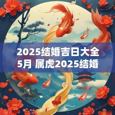 2025结婚吉日大全5月 属虎2025结婚吉日