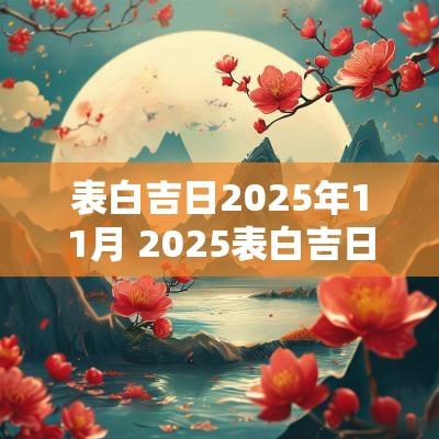 表白吉日2025年11月 2025表白吉日农历