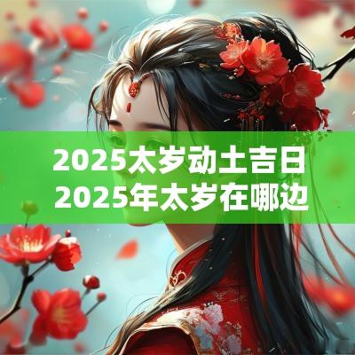 2025太岁动土吉日 2025年太岁在哪边动土最好
