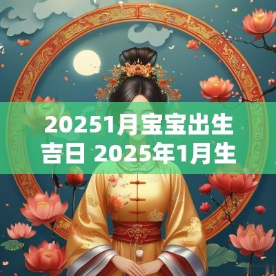 20251月宝宝出生吉日 2025年1月生娃吉日
