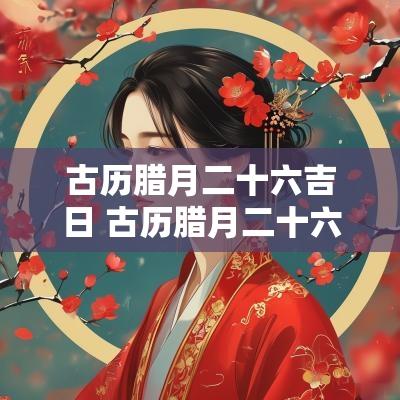 古历腊月二十六吉日 古历腊月二十六日子好不好