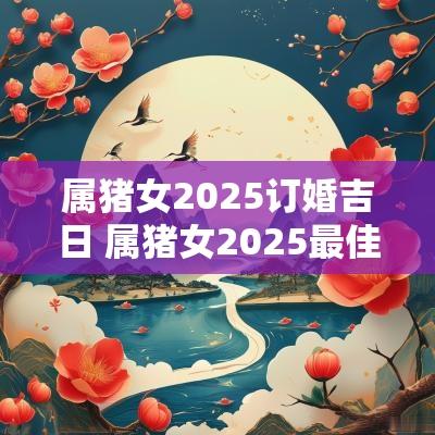 属猪女2025订婚吉日 属猪女2025最佳婚期是几月
