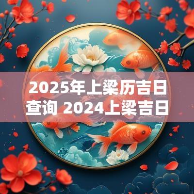 2025年上梁历吉日查询 2025上梁吉日查询一览表