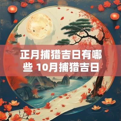 正月捕猎吉日有哪些 10月捕猎吉日