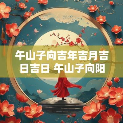 午山子向吉年吉月吉日吉日 午山子向阳宅择吉日入宅