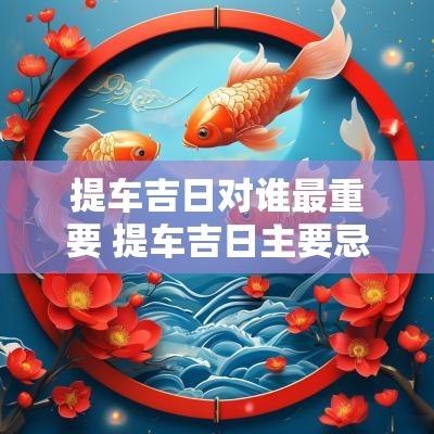提车吉日对谁最重要 提车吉日主要忌什么