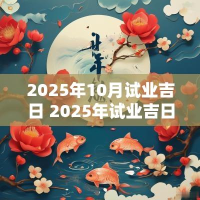 2025年10月试业吉日 2025年试业吉日