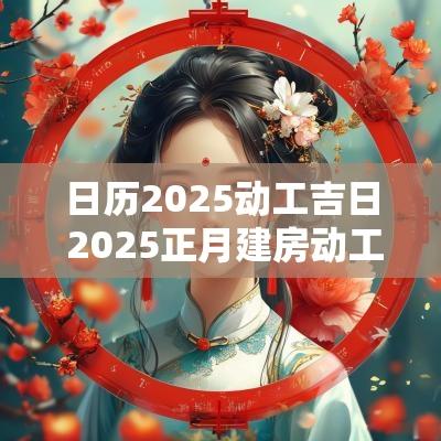 日历2025动工吉日 2025正月建房动工吉日