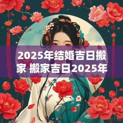 2025年结婚吉日搬家 搬家吉日2025年结婚最佳日期