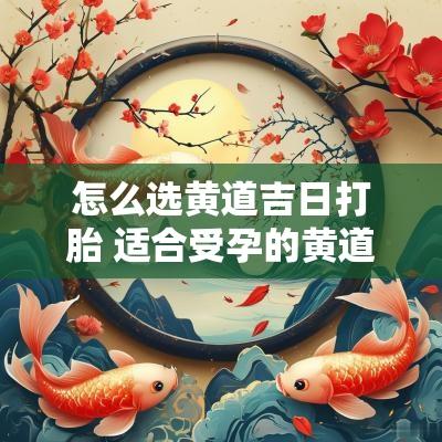 怎么选黄道吉日打胎 适合受孕的黄道吉日