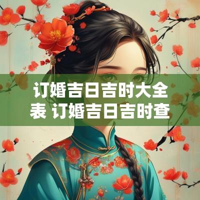 订婚吉日吉时大全表 订婚吉日吉时查询2019