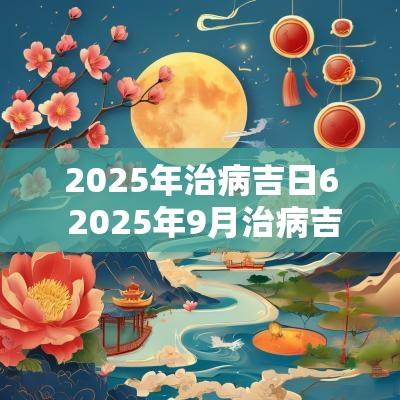 2025年治病吉日6 2025年9月治病吉日